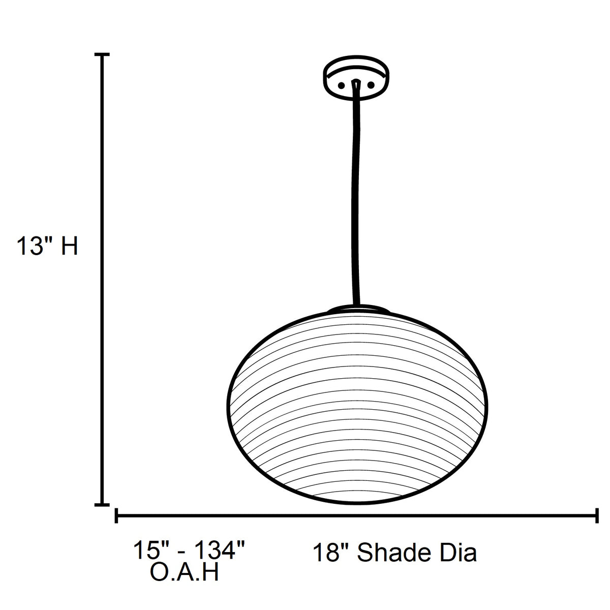 Access Lighting Callisto Pendant, 18", image 3