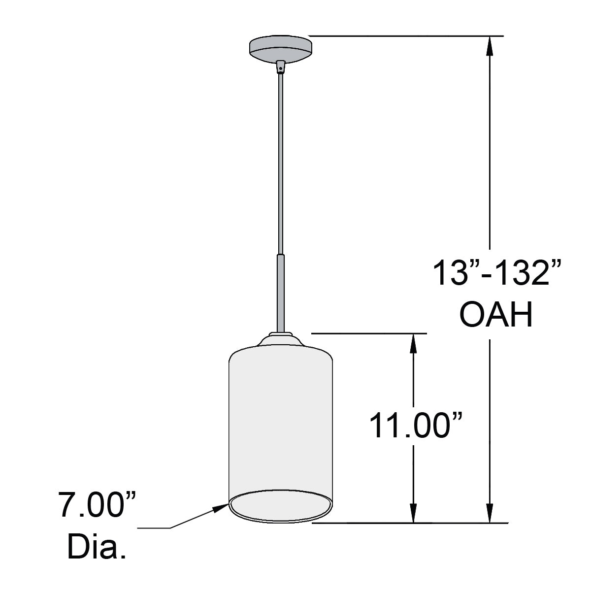 Access Lighting Simplicite Pendant, 5W, image 3