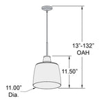 Access Lighting Clear Pendant, 60W, image 4