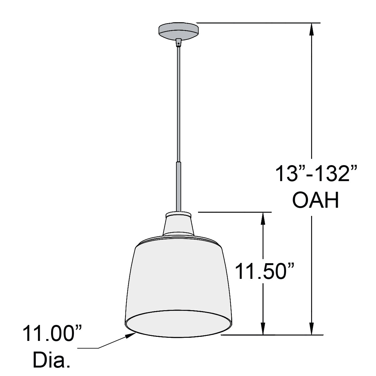Access Lighting Clear Pendant, 60W, image 4