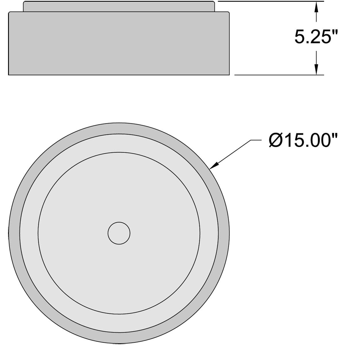 Access Lighting Radiant Dual Voltage LED Flush Mount, image 8