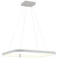 Ravello Dual Voltage LED Pendant, Satin / 24"