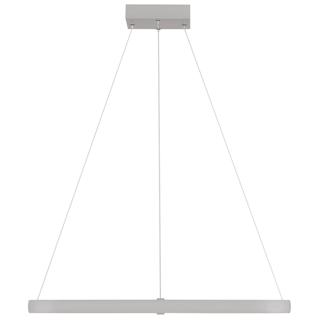 Ravello Dual Voltage LED Pendant, Satin / 24"