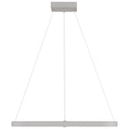 Ravello Dual Voltage LED Pendant, Satin / 24"