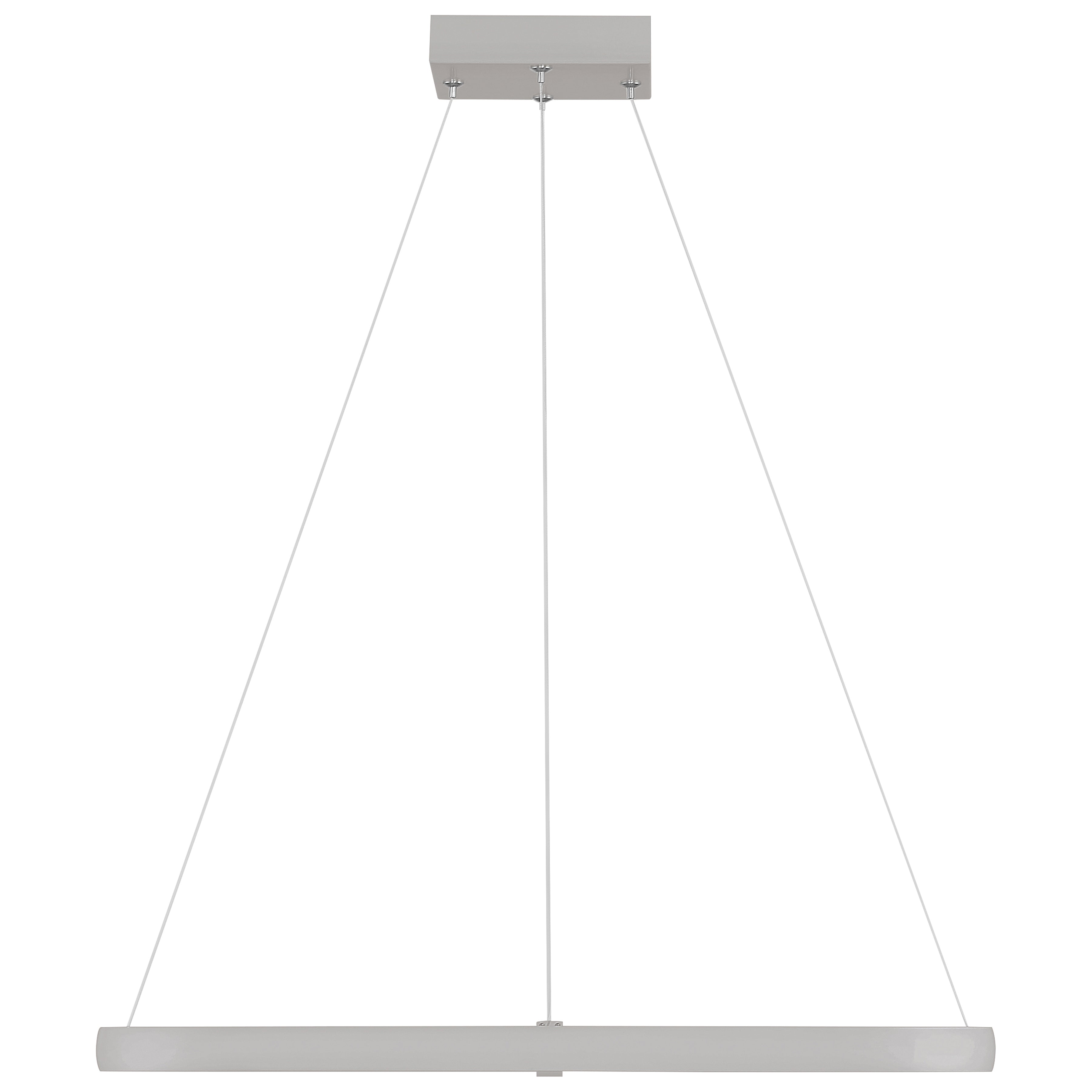 Ravello Dual Voltage LED Pendant, Satin / 24"