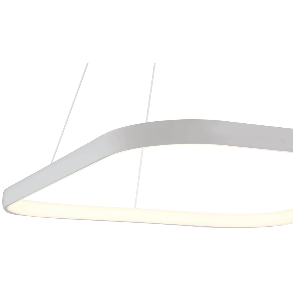 Ravello Dual Voltage LED Pendant, Satin / 24"