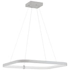 Ravello Dual Voltage LED Pendant, Satin / 24"