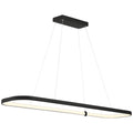 Ravello Dual Voltage LED Pendant, Matte Black / 13"