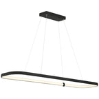 Ravello Dual Voltage LED Pendant, Matte Black / 13"