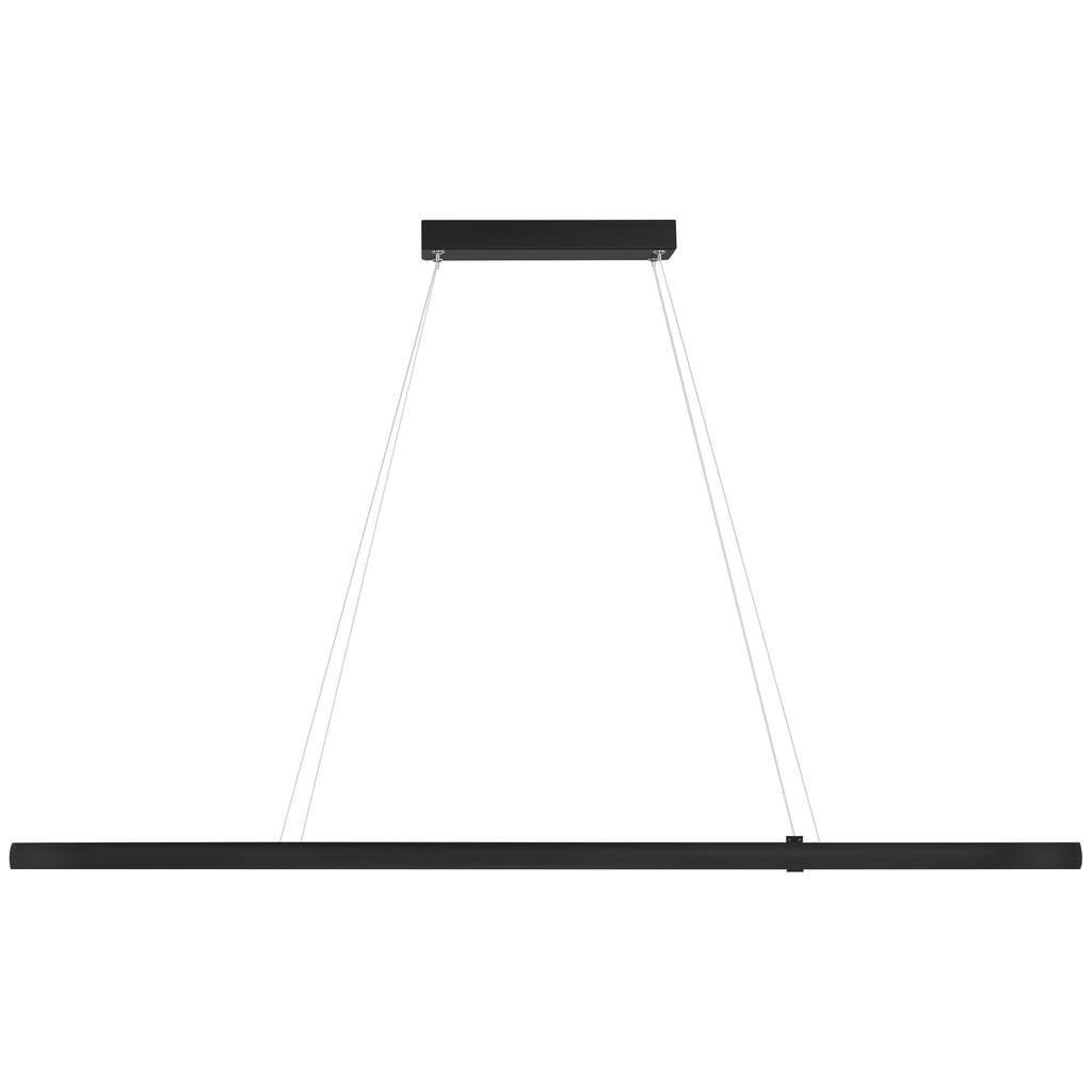 Ravello Dual Voltage LED Pendant, Matte Black / 13"