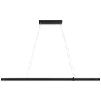 Ravello Dual Voltage LED Pendant, Matte Black / 13"