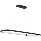 Ravello Dual Voltage LED Pendant, Matte Black / 13"