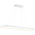 Ravello Dual Voltage LED Pendant, Matte White / 13"
