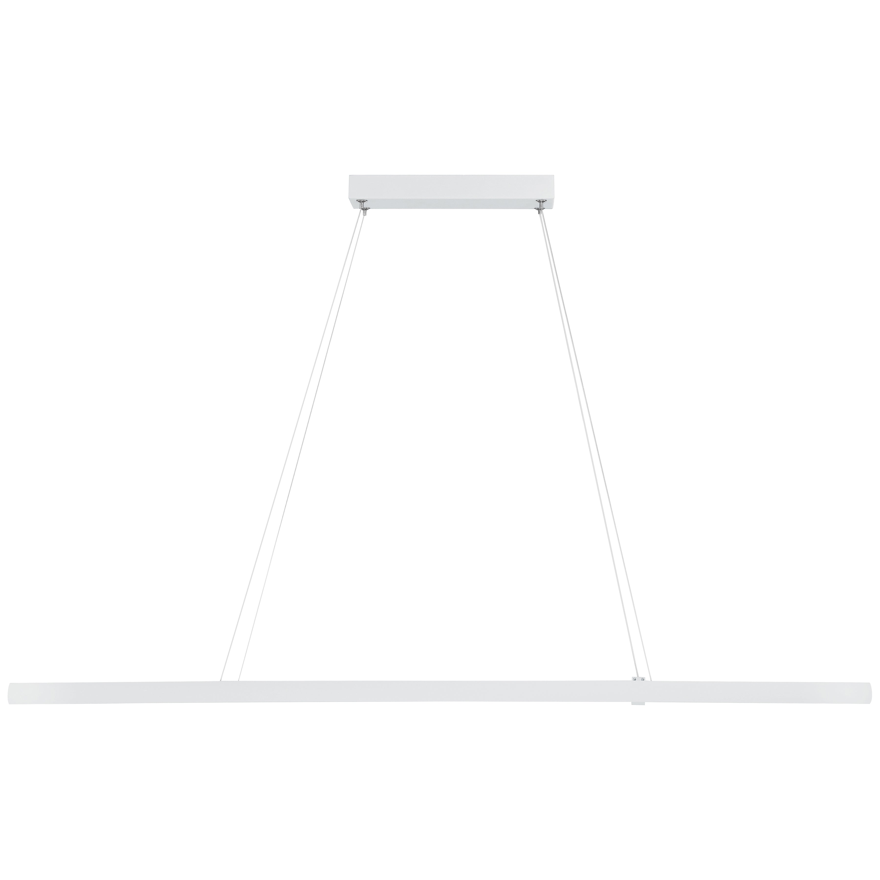 Ravello Dual Voltage LED Pendant, Matte White / 13"
