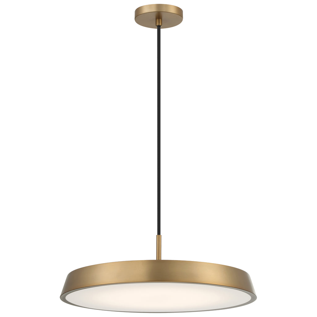 Tallinn 3CCT LED Pendant, Brushed Gold