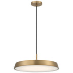Tallinn 3CCT LED Pendant, Brushed Gold