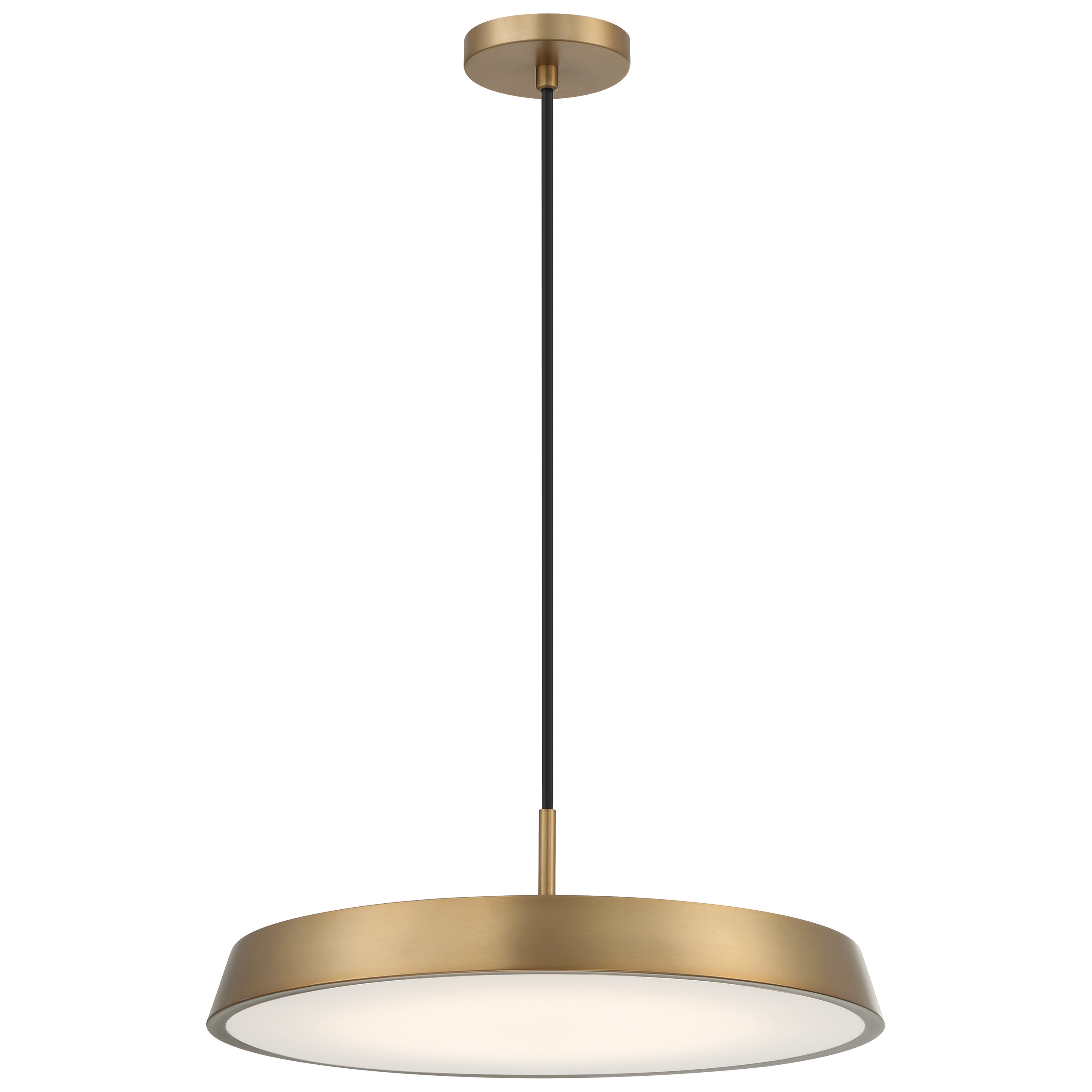 Tallinn 3CCT LED Pendant, Brushed Gold