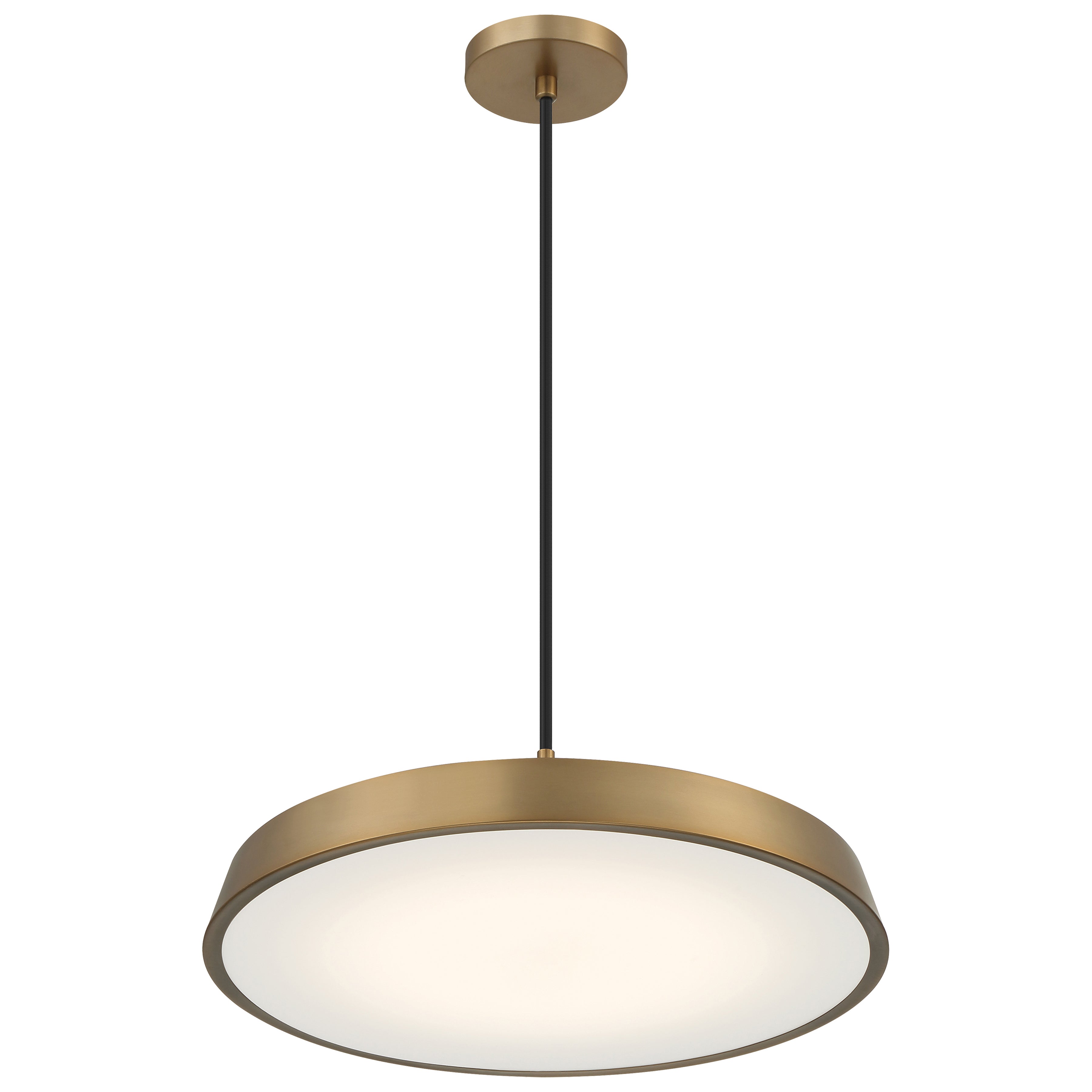 Tallinn 3CCT LED Pendant, Brushed Gold