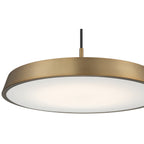 Tallinn 3CCT LED Pendant, Brushed Gold