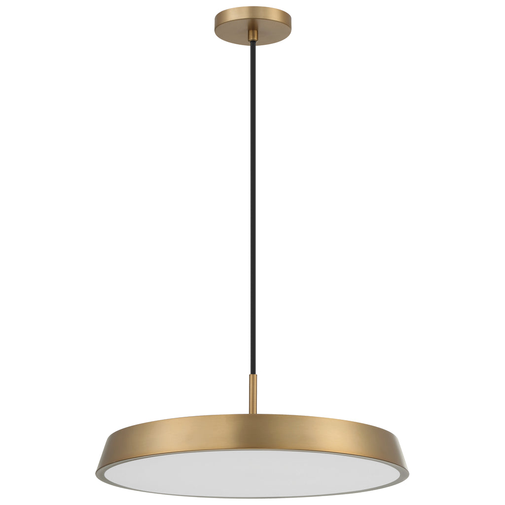 Tallinn 3CCT LED Pendant, Brushed Gold