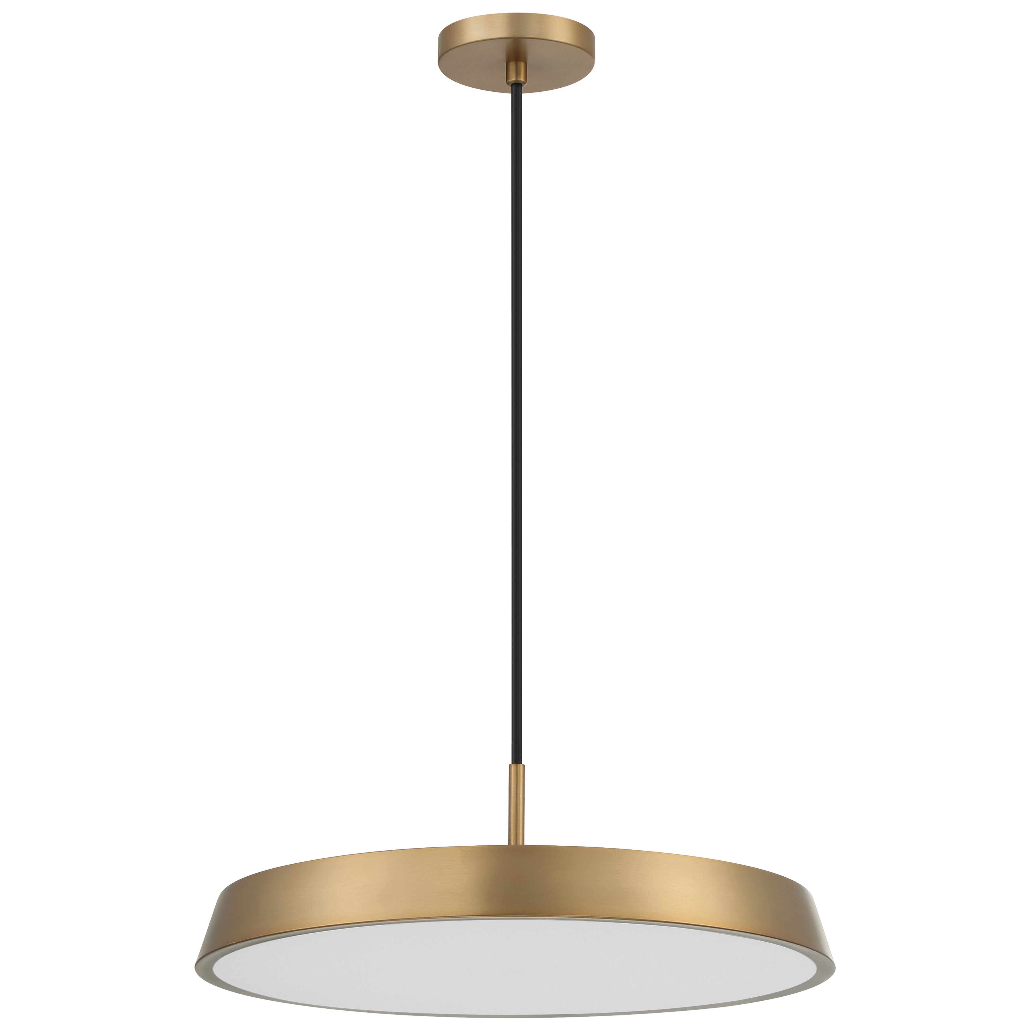 Tallinn 3CCT LED Pendant, Brushed Gold