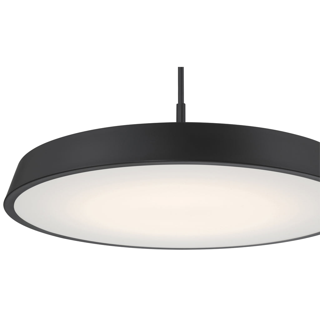 Tallinn 3CCT LED Pendant, Matte Black