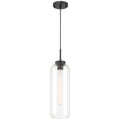 Elle 1 Light Pendant, Matte Black