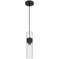 Nash 1 Light LED Pendant, Matte Black