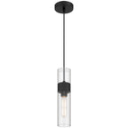 Nash 1 Light LED Pendant, Matte Black