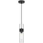 Nash 1 Light LED Pendant, Matte Black