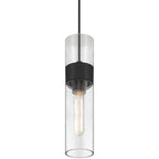Nash 1 Light LED Pendant, Matte Black