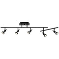 Viper 5 Light Adjustable LED Track, Black