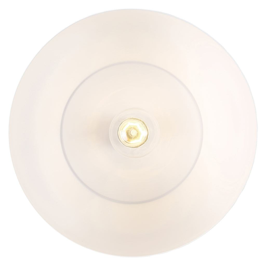 Blend Pendant, White with Wood Grain