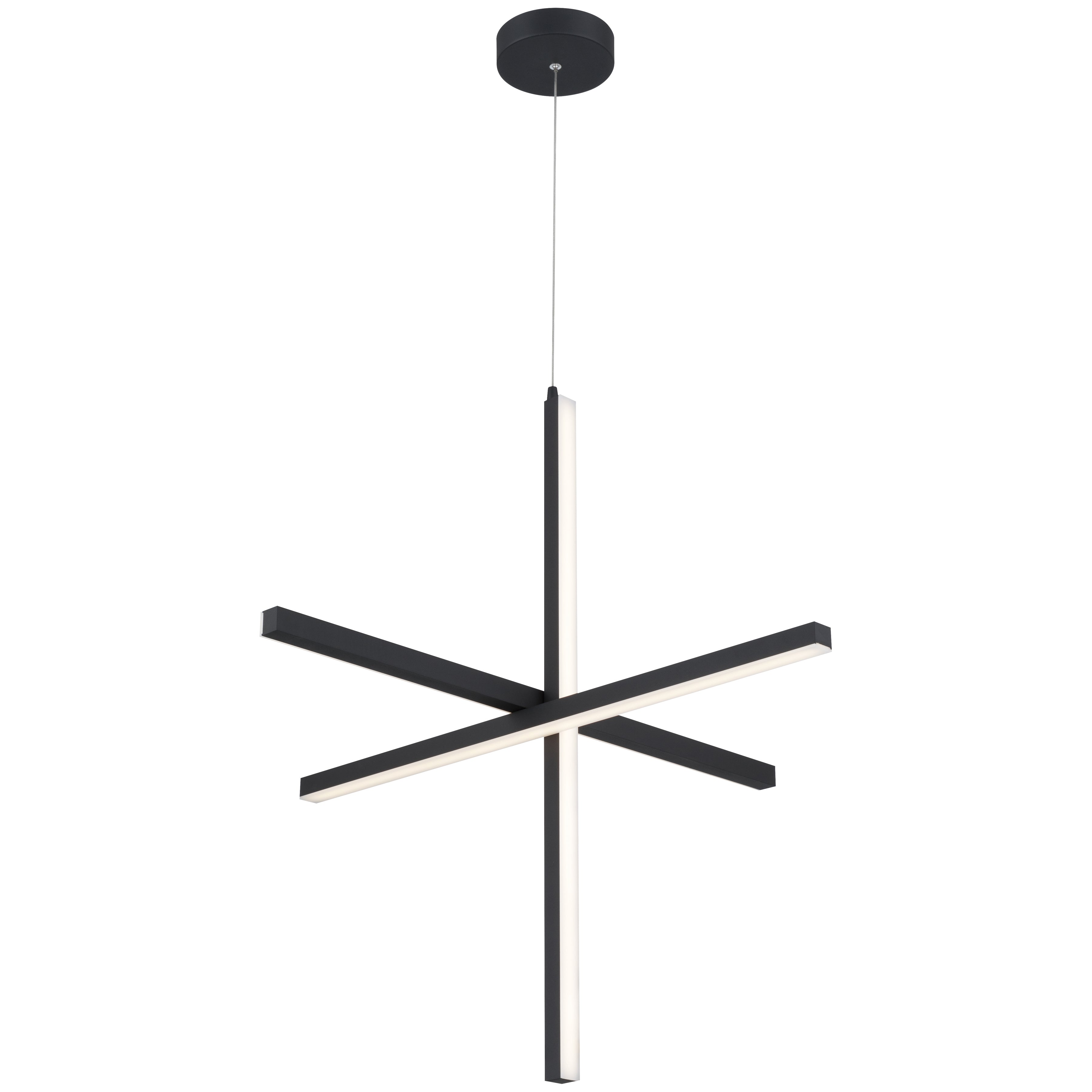 Vega LED Pendant, Black
