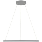 Anello Dual Voltage LED Pendant, Gray / 15.75"