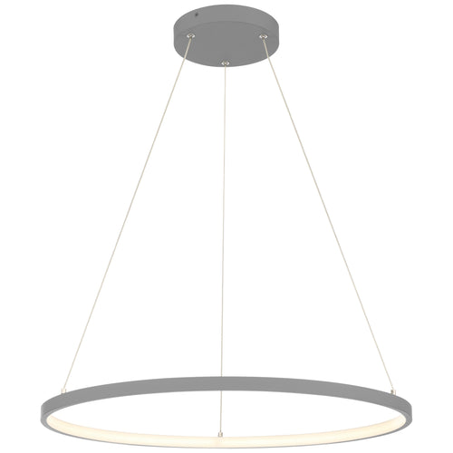 Access Lighting Anello Dual Voltage LED Pendant, Gray / 31.5"