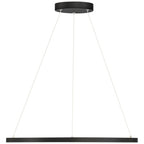 Anello Dual Voltage LED Pendant, Matte Black / 31.5"