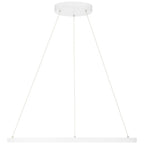 Anello Dual Voltage LED Pendant, Matte White / 31.5"