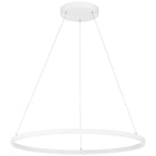 Anello Dual Voltage LED Pendant, Matte White / 31.5"