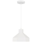 Poly 1 Light Pendant, Matte White