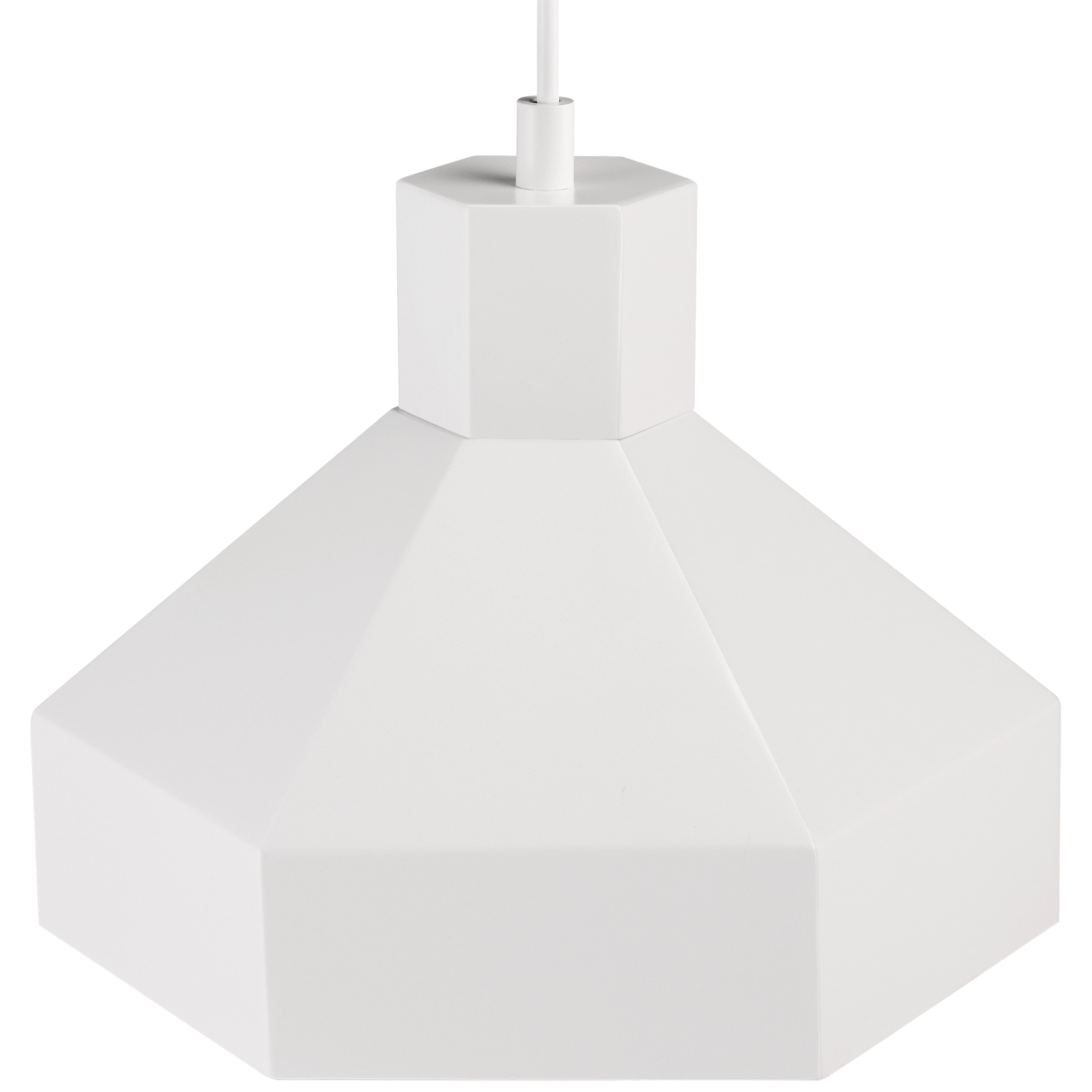 Poly 1 Light Pendant, Matte White
