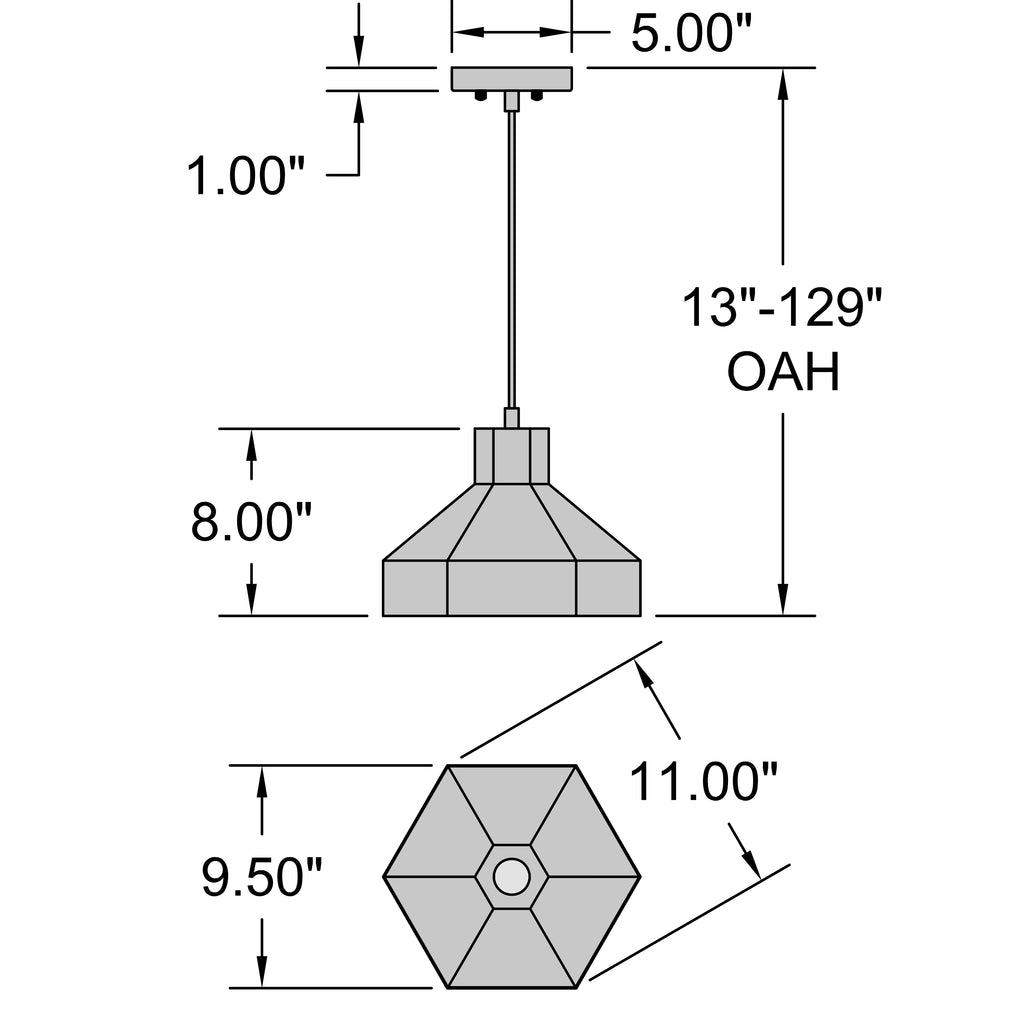 Access Lighting Poly 1 Light Pendant, Matte White, image 8