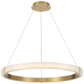 Panache 3CCT LED Pendant, Antique Brushed Brass