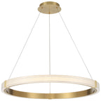 Panache 3CCT LED Pendant, Antique Brushed Brass