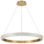 Panache 3CCT LED Pendant, Antique Brushed Brass