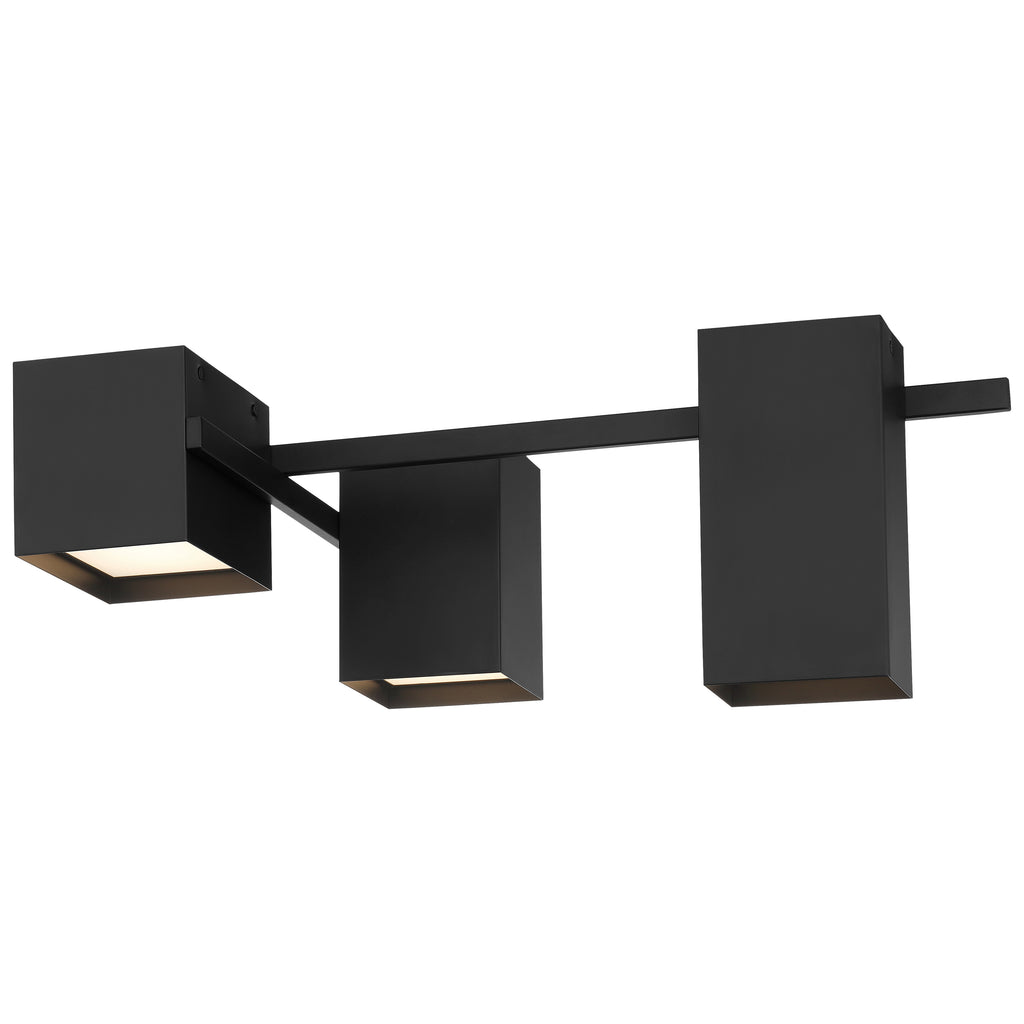 Access Lighting Madrid LED Flush Mount, Matte Black