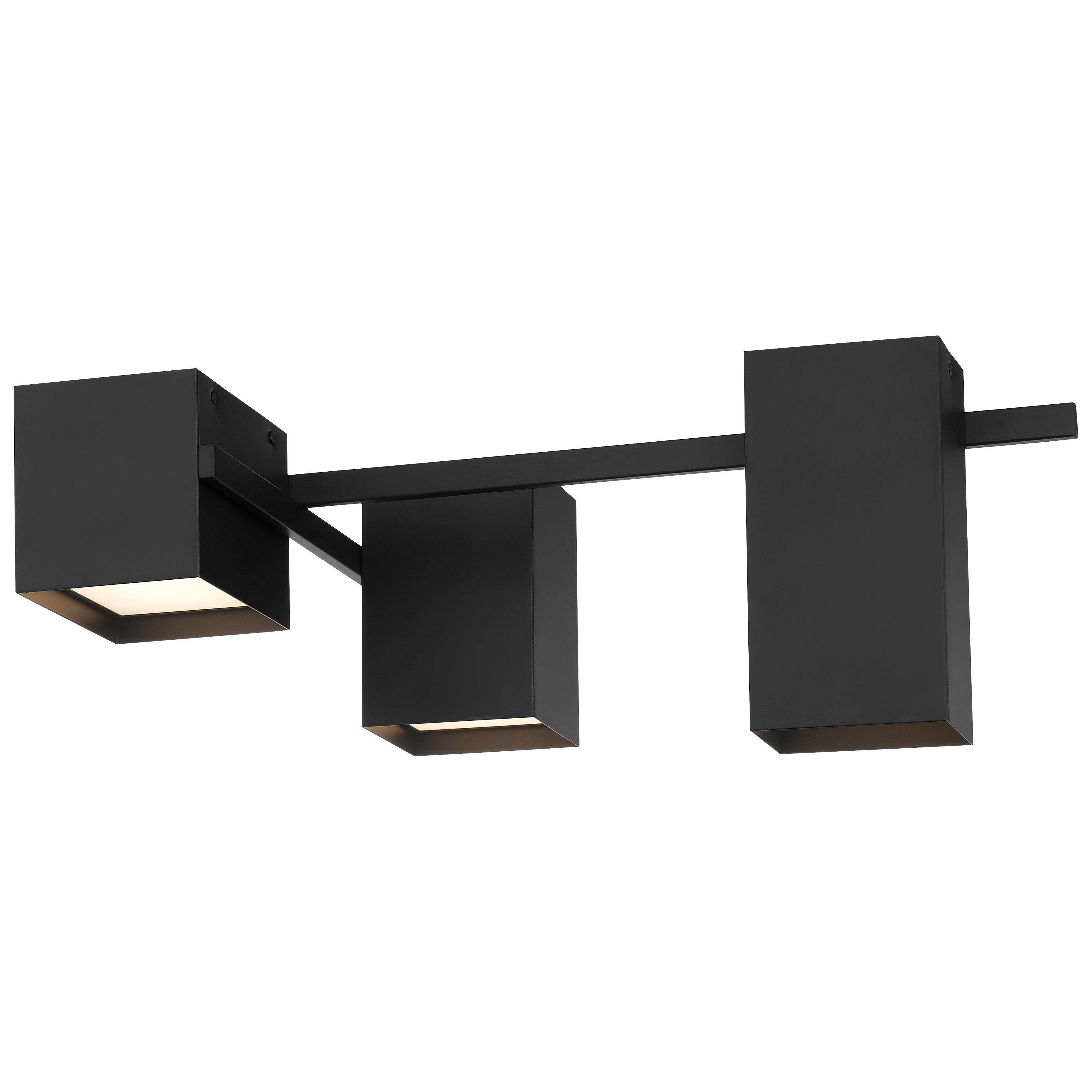 Madrid LED Flush Mount, Matte Black
