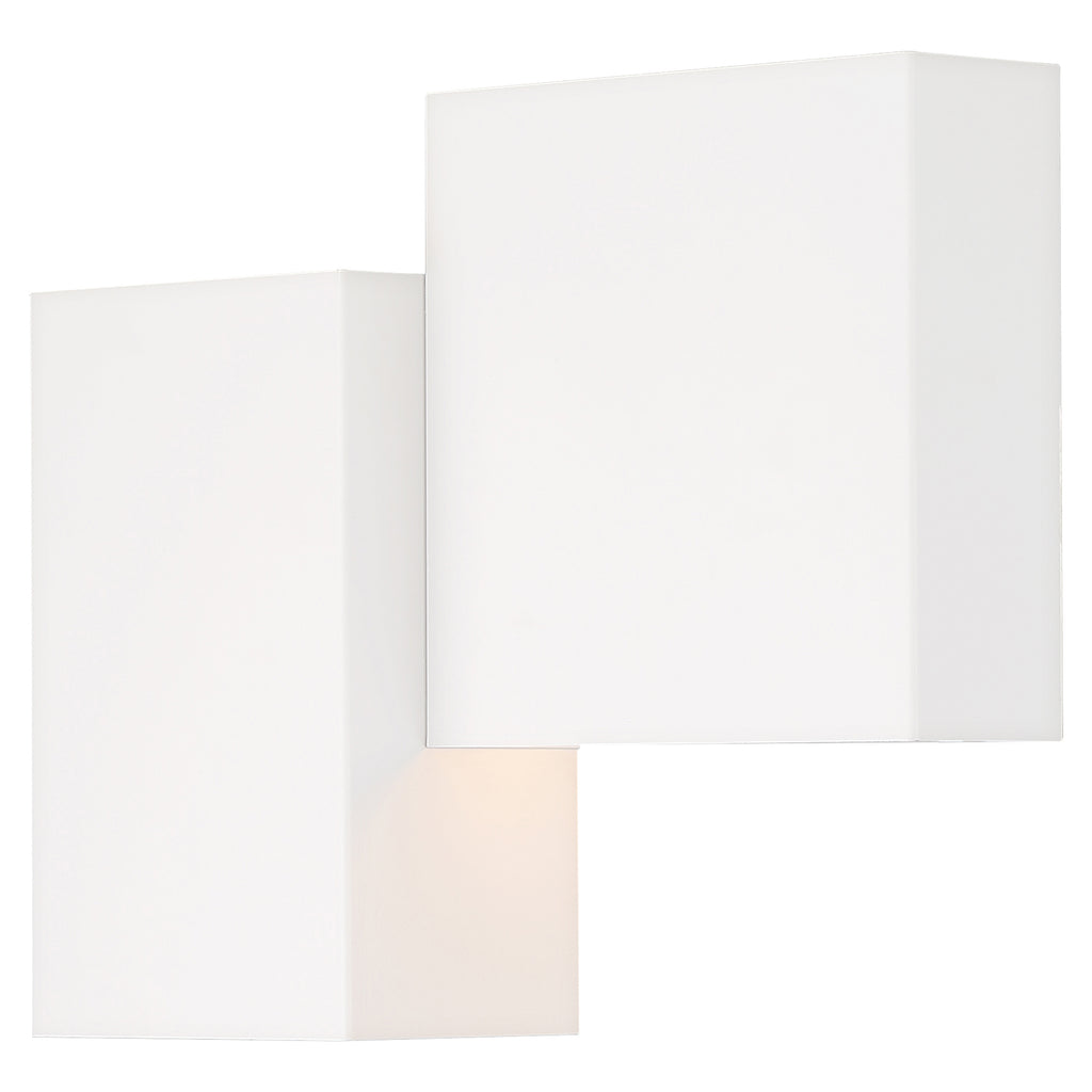 Access Lighting Madrid Bi-Directional LED Wall Sconce, Matte White