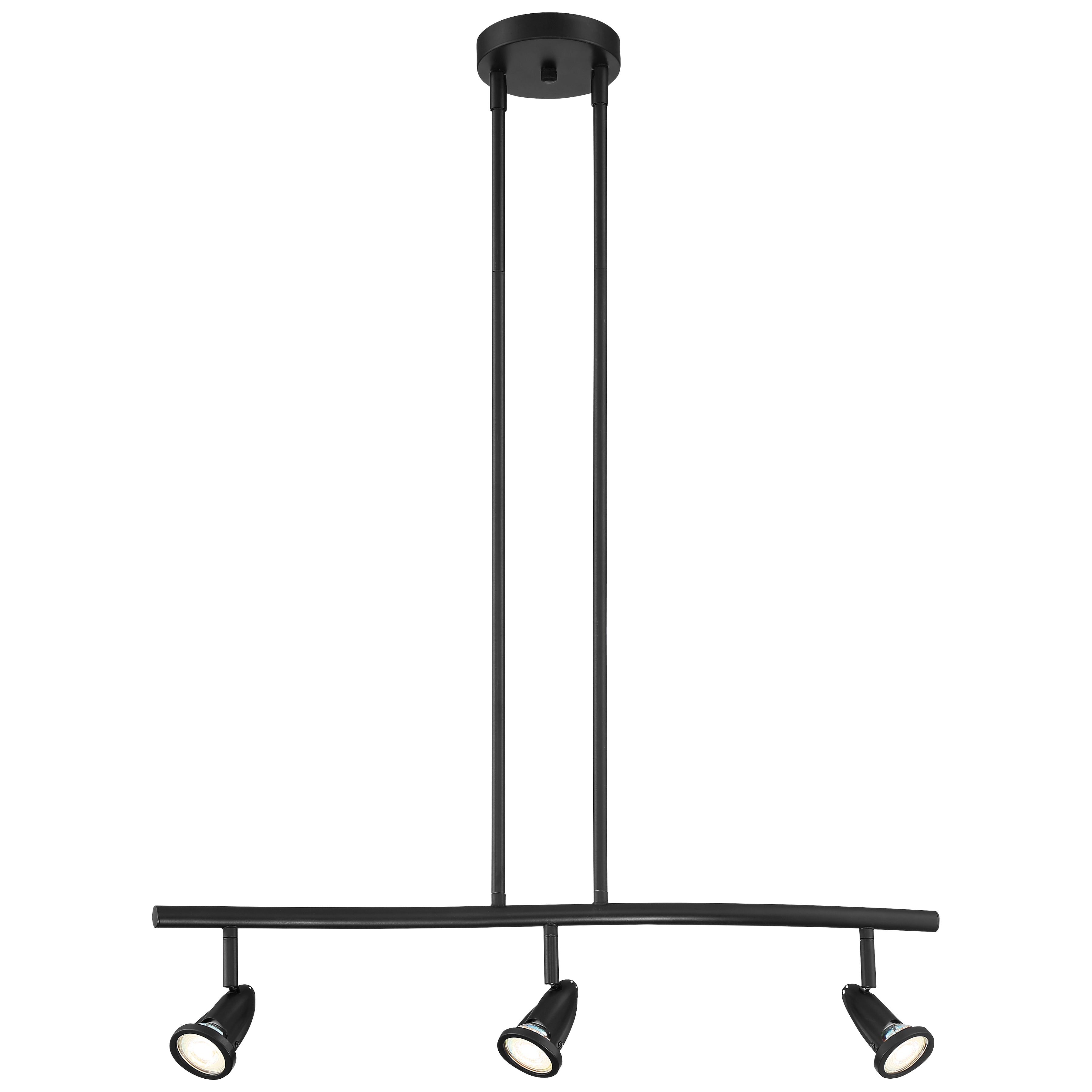 Cobra 3 Light Adjustable LED Pendant or Semi-Flush