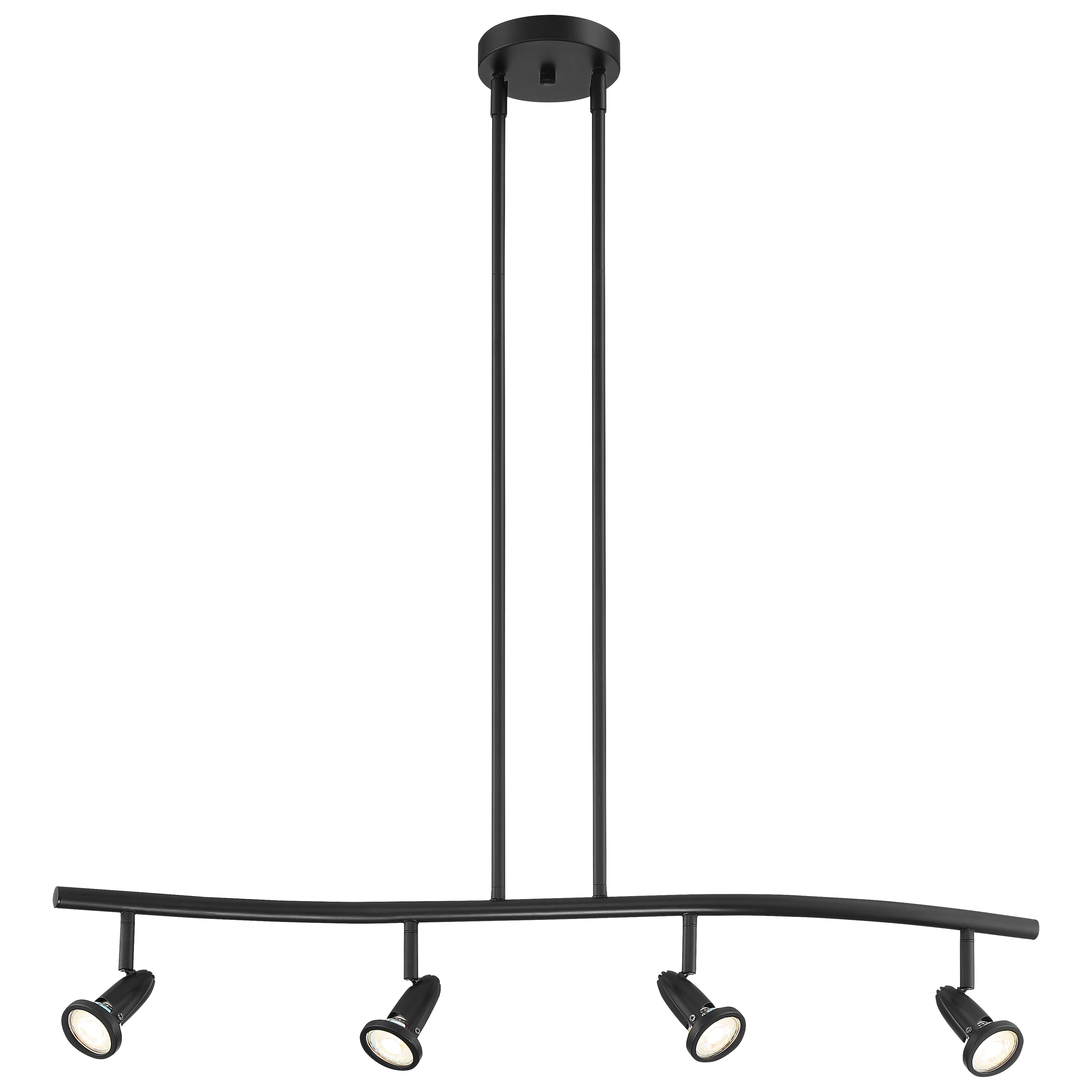 Cobra 4 Light Adjustable LED Pendant or Semi-Flush
